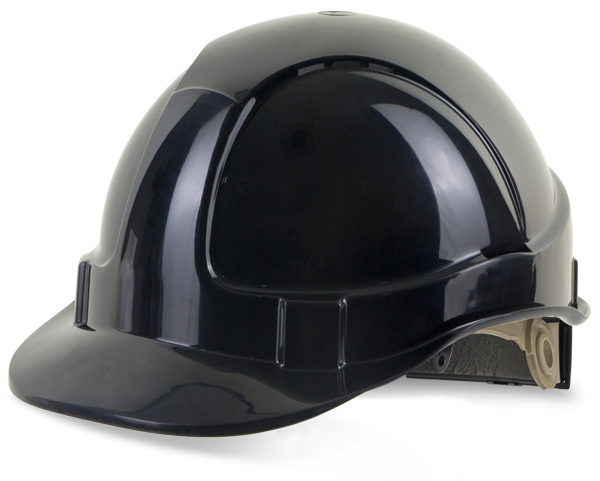 [BBVSHRHBL] Beeswift Wheel Ratchet Vented Safety Helmet (Black)