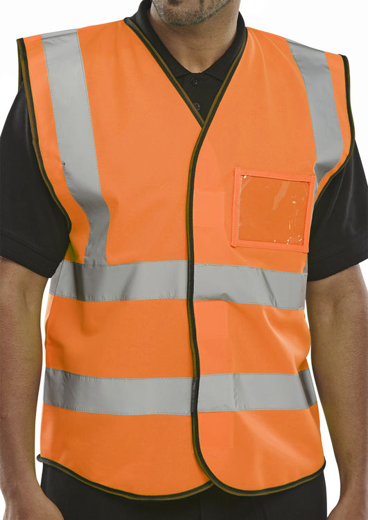 Beeswift ID Vest Hi-Vis (XS, Orange)