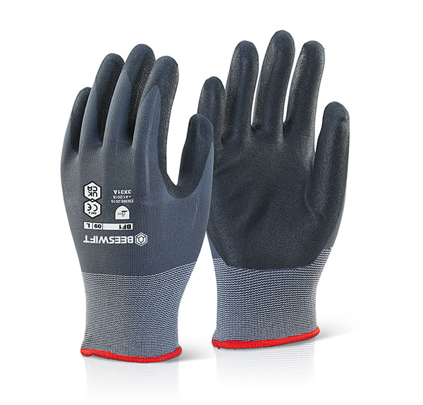 [BF1XS] Beeswift Nitrile PU Mix Coated Gloves (XS)