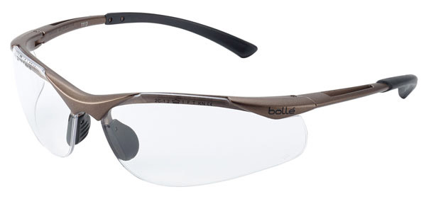 [BOCONTPSI] Bolle Safety Contour Platinum Glasses (Clear)