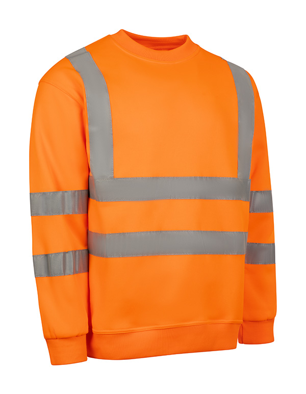 [BSSENORS] Beeswift Essential Sweatshirt Hi-Vis Jumper (S, Orange)