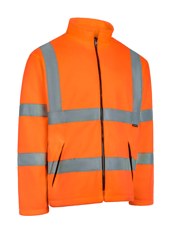 [CARFORS] Beeswift Carnoustie Hi-Vis Fleece Jacket (S, Orange)