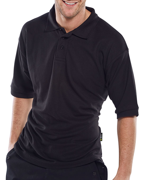 [CLPKSBLXS] Beeswift Standard Polo Shirt (XS, Black)