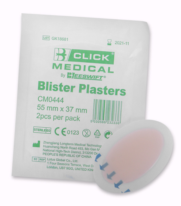 [CM0444] Click Medical Blister Plasters Pack of 2 (2 Pack)