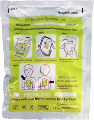 [CM0487] CU Medical NF1200 IPad Replacement Child Electrode Pads (1 Pair)