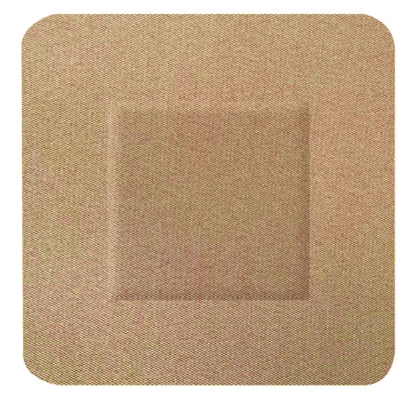 [CM0520] Hygioplast Fabric Square Plasters 100 (100 Pack)