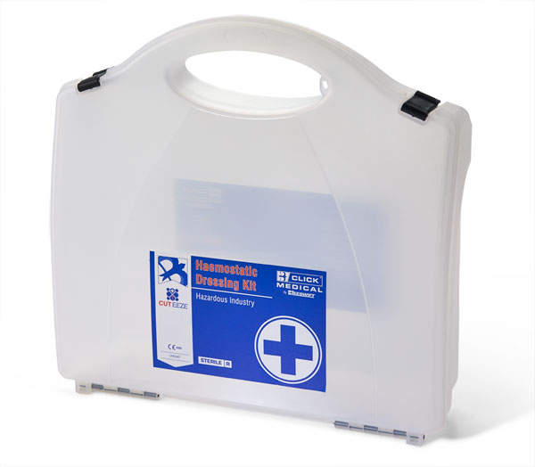 [CM0567] Click Medical Cuteeze Haemostatic Dressing Kit (Hazardous Industry)