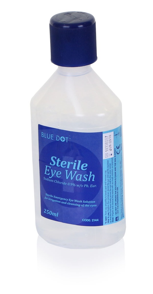 Blue Dot Eyewash Bottle 250ML