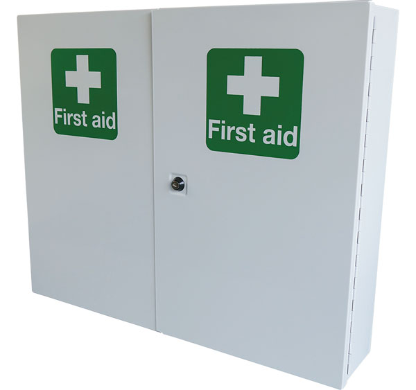 [CM1121] Click Medical Double Door Metal First Aid Cabinet