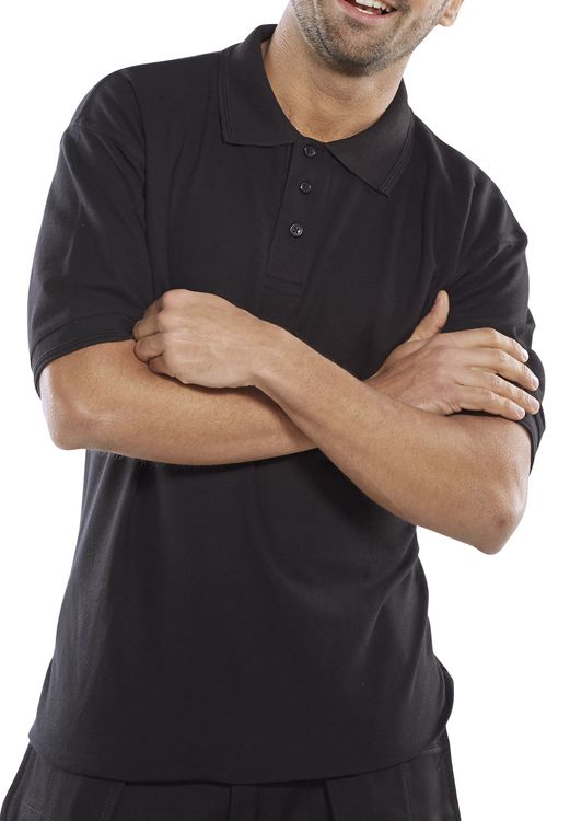 [CPPKSBLS] Beeswift Premium Polo Shirt (S, Black)