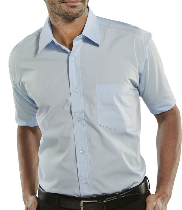 [CSSSB15] Beeswift Classic Shirt Short Sleeve (14, Sky Blue)