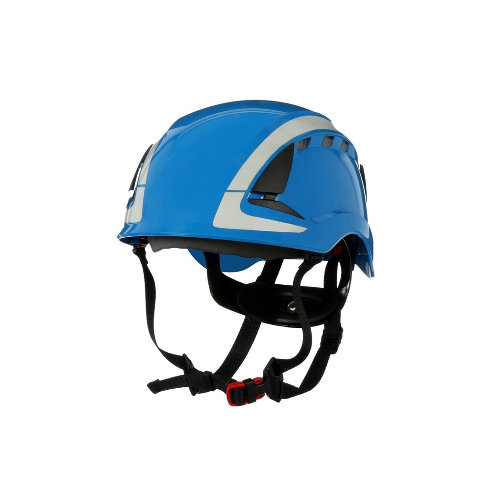 [HD/3M/X5003V/BL] 3M SecureFit X5000 Safety Helmet, Vented, Reflective, Blue