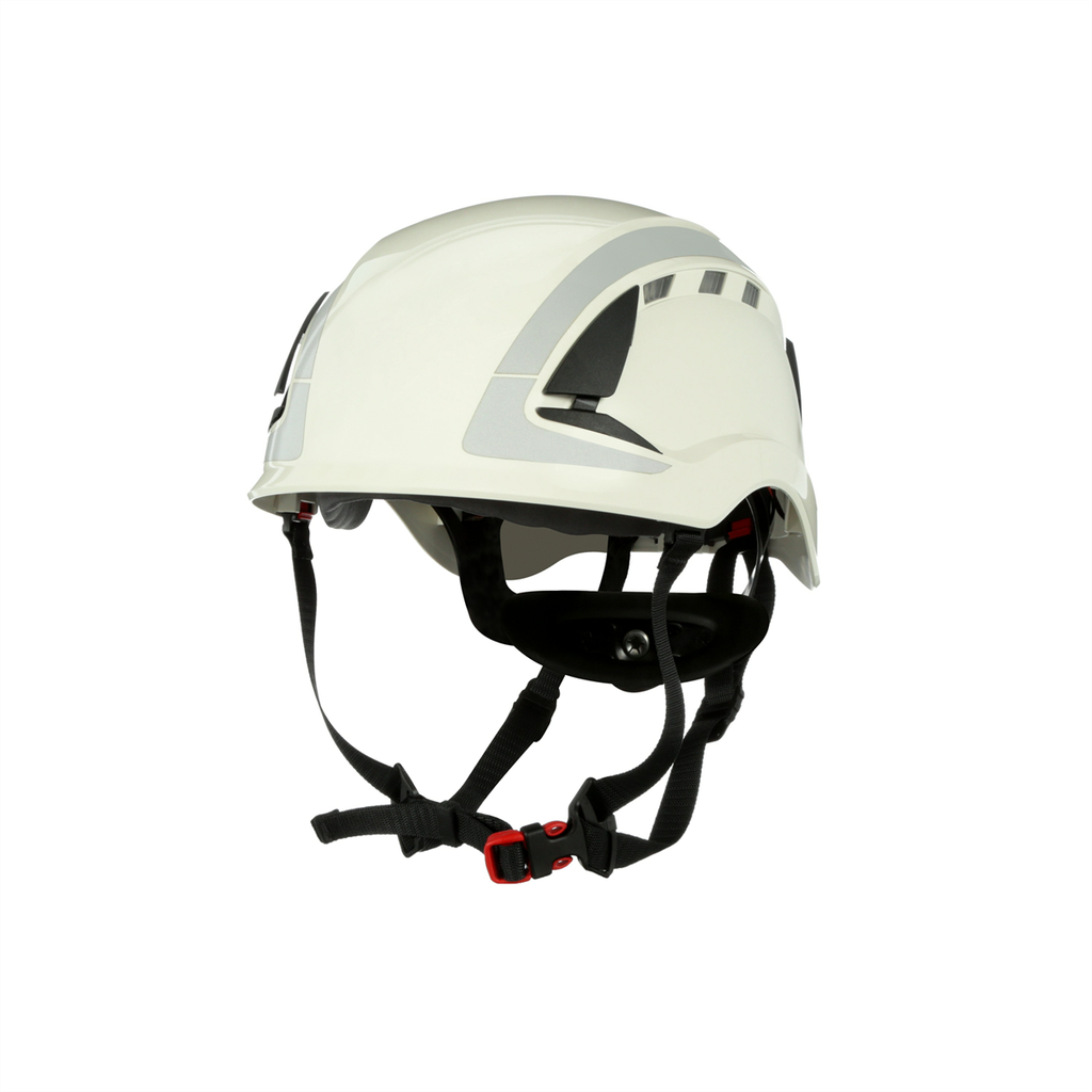 [HD/3M/X5001V/WH] 3M SecureFit X5000 Safety Helmet, Vented, Reflective, White