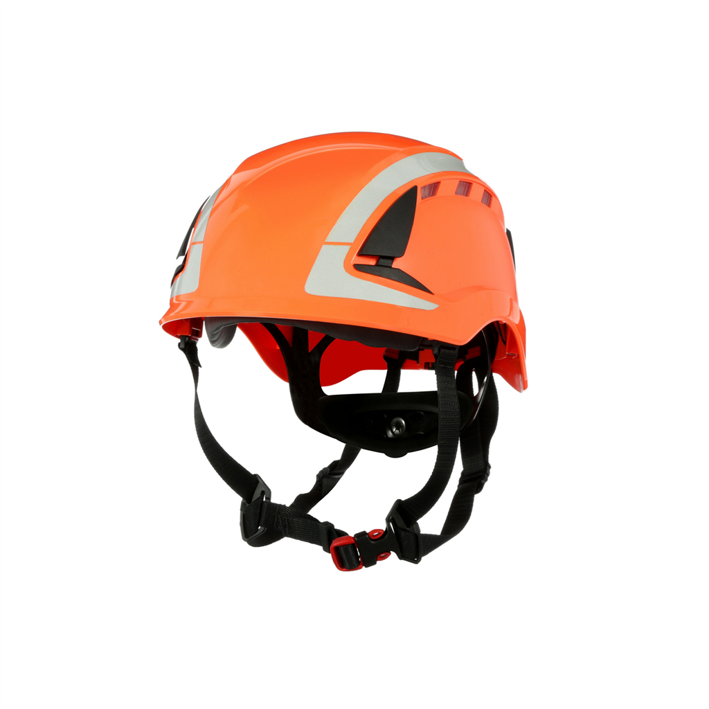 [HD/3M/X5007V/OR] 3M SecureFit X5000 Safety Helmet, Vented, Reflective, Orange