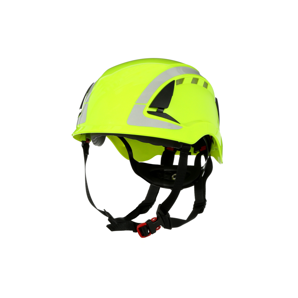[HD/3M/X5014V/HGN] 3M SecureFit X5000 Safety Helmet, Vented, Reflective, Hi-Viz Green