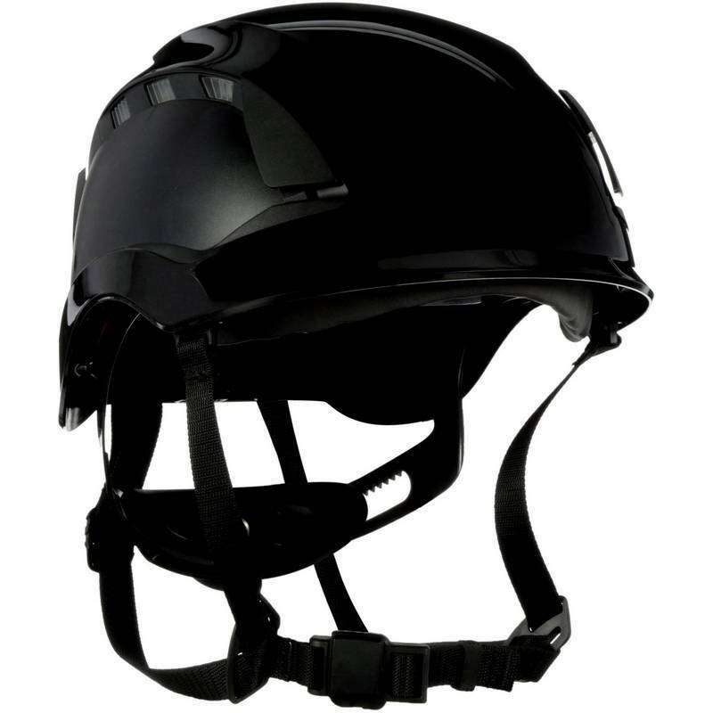 [HD/3M/X5012VE/BK] 3M SecureFit X5000 Safety Helmet, Vented, 1000V, Black