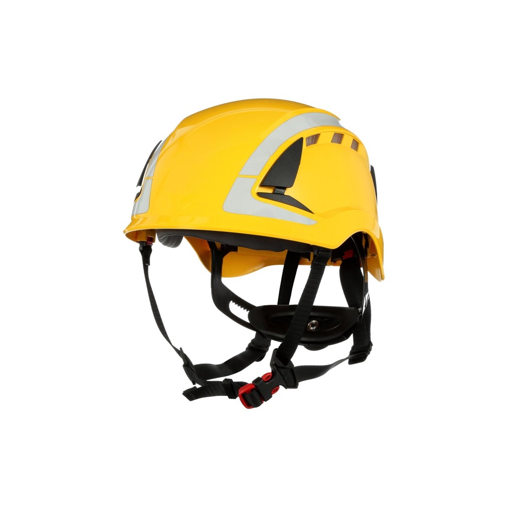 [HD/3M/X5002V/YE] 3M SecureFit X5000 Safety Helmet, Vented, Reflective, Yellow
