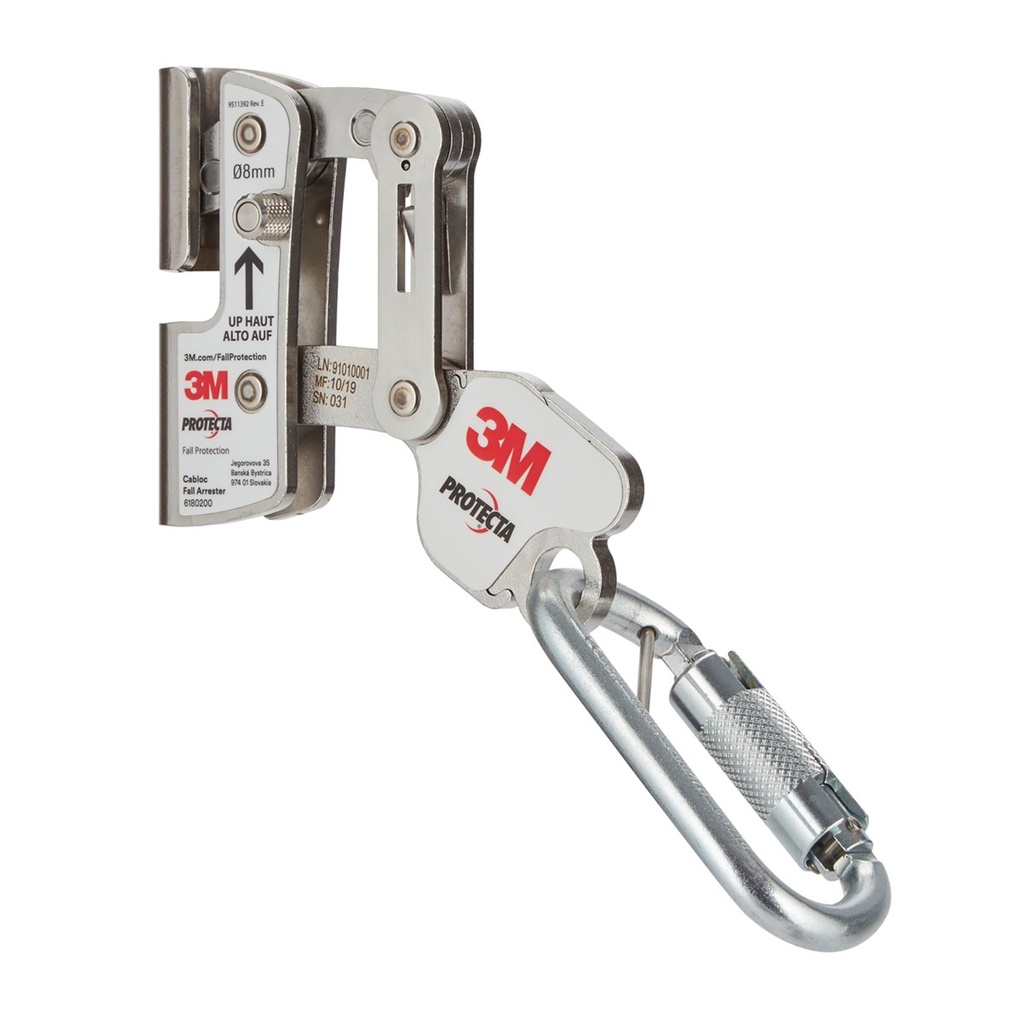 [FA/3M/6180200] 3M™ Protecta™ Cabloc Traveller with Zinc-Plated Carabiner 6180200