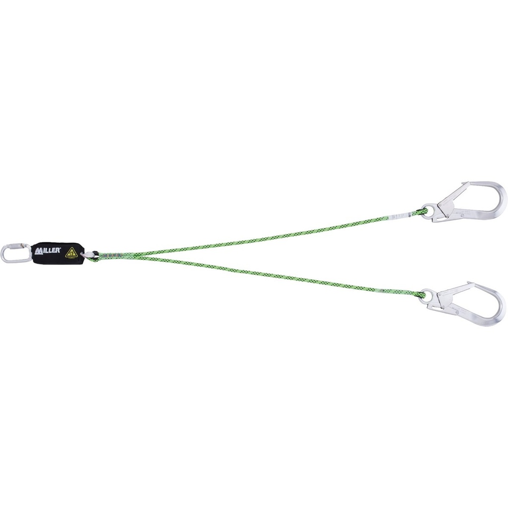 [FA/HW/1032394] Miller® Twin ABS 1.5m Lanyard Y Kern. +Q.T +2go65 ET 1.5m (1032394)