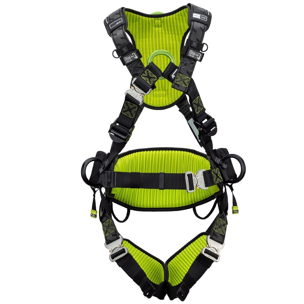 [FA/HW/1036788/04] Miller® H700 Construction Comfort Harness CC5 Alum QC Fd/Sd Size 4 (1036788)