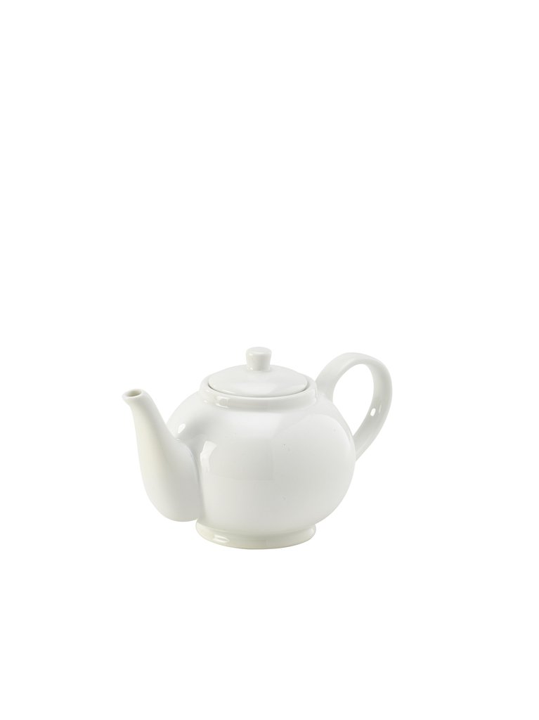 [BC-N393931] Genware Porcelain Teapot 31cl/ 11oz (Pack of 6)