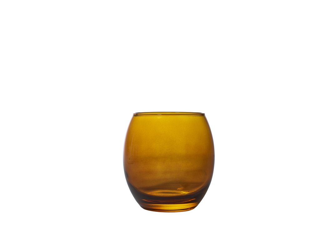 [BC-NEMP364AM] Amber Empire Rocks Tumbler 40.5cl/ 13.5oz (Pack of 6)