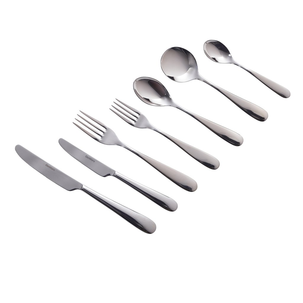 [BC-N7PCS-NOVARA] GenWare Novara Pattern 7Pcs Sample Cutlery Set