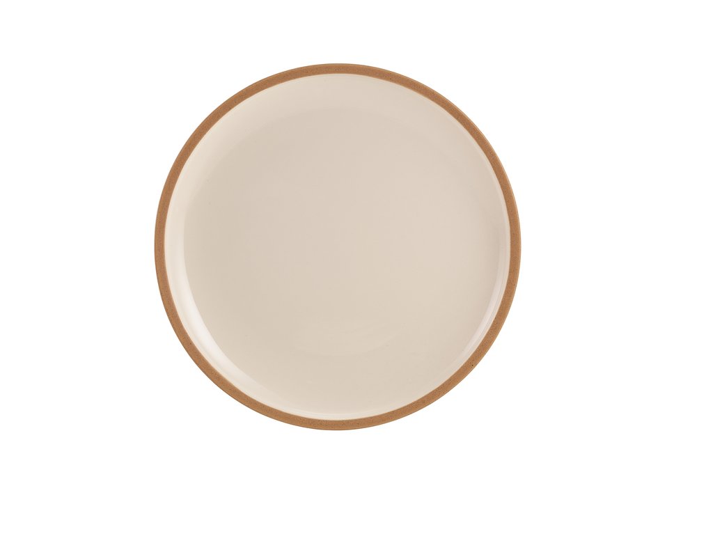 [BC-NCP-KW26] GenWare Kava White Stoneware Coupe Plate 26cm (Pack of 6)
