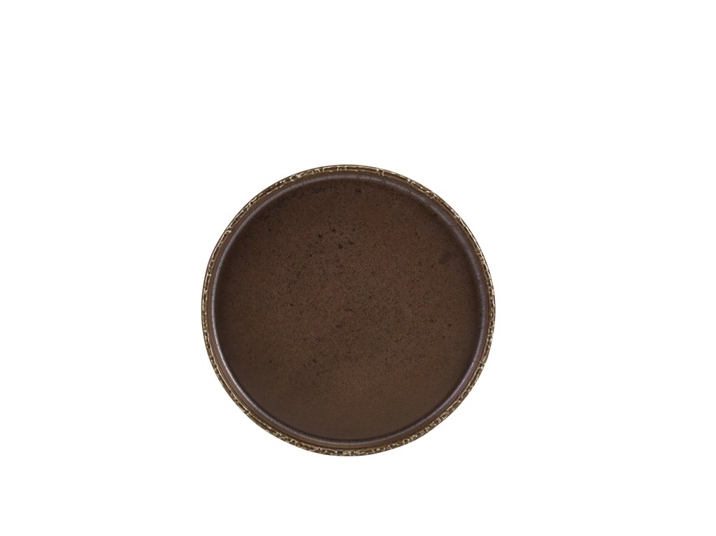 [BC-NPR-RKBK21] Roko Porcelain Cinder Black Presentation Plate 21cm (Pack of 4)
