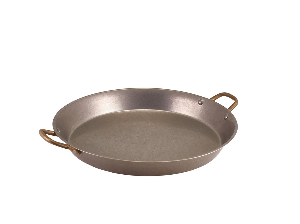 [BC-NSPP31V] GenWare Vintage Steel Paella Pan 31cm (Pack of 3)