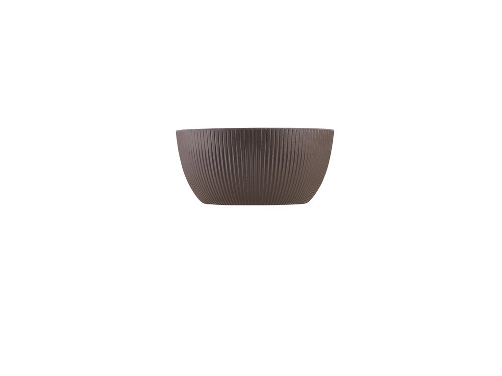[BC-NAR230902] GenWare Melamine Black Aria Buffet Bowl 23 x 10.5cm