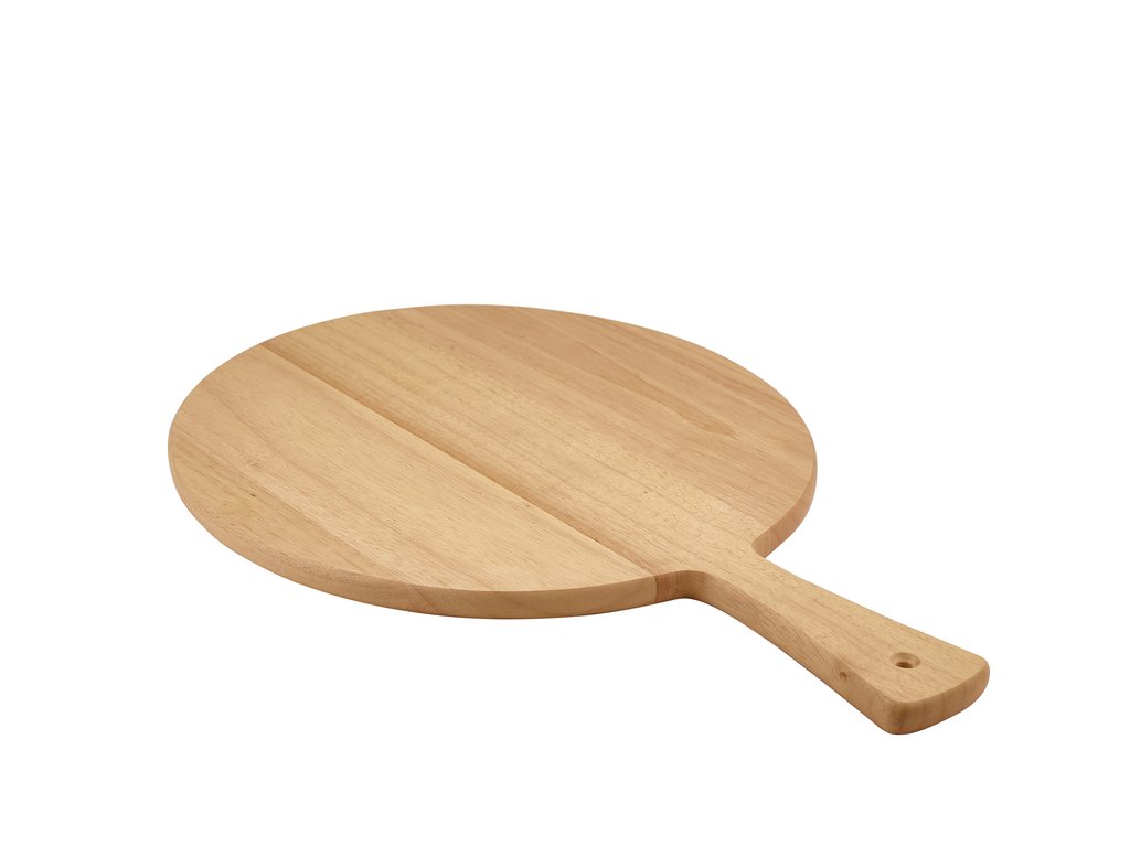 [BC-NWPB33H] Genware FSC 100% Hevea Wood Pizza Paddle 33cm Dia