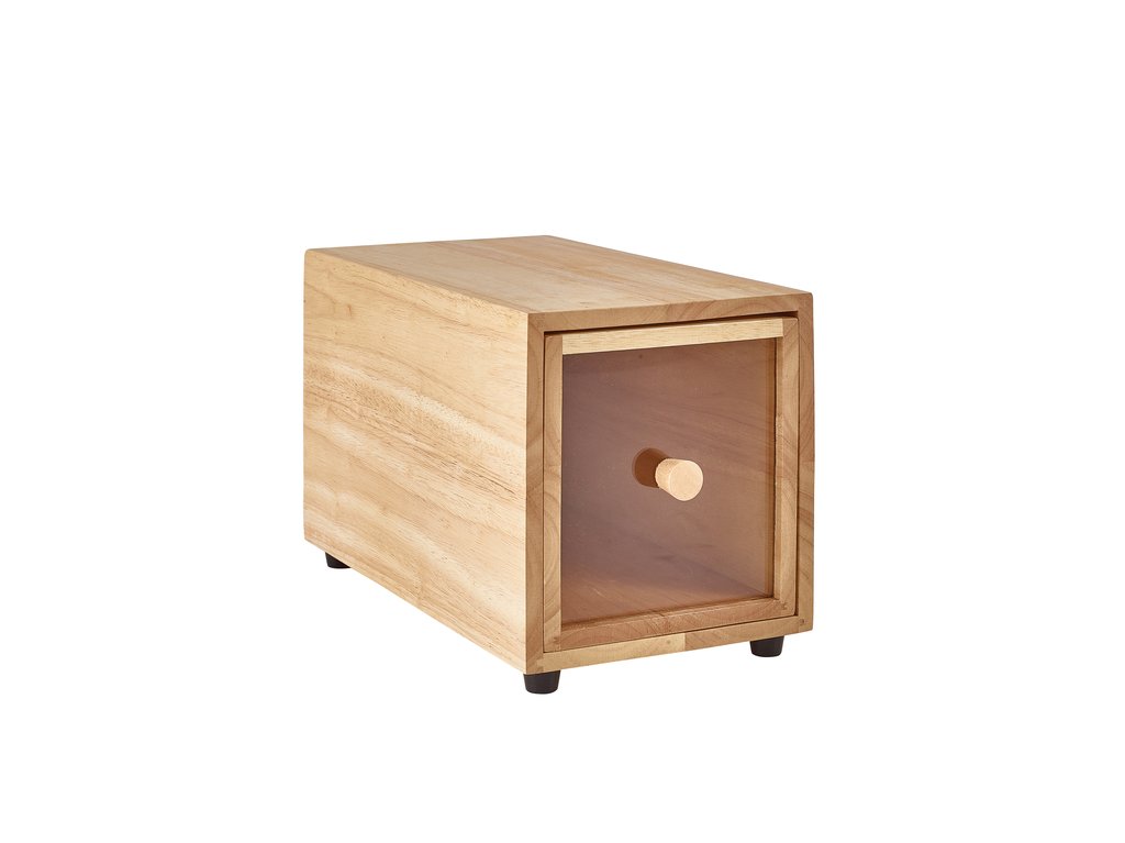 [BC-NWBB-3218H] GenWare FSC 100% Hevea Wood Bread Box GN 1/3