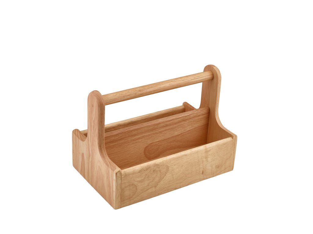 [BC-NHWTC] GenWare FSC 100% Hevea Wood Table Caddy