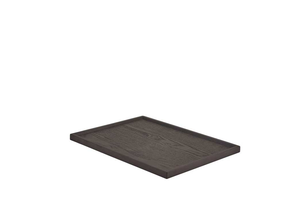 GenWare Black Wood Veneer Amenity Tray
