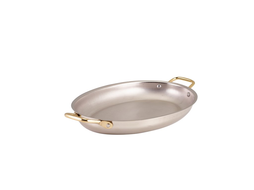 [BC-NSSD30] GenWare Stainless Steel Oval Dish 30 x 21cm (Pack of 3)