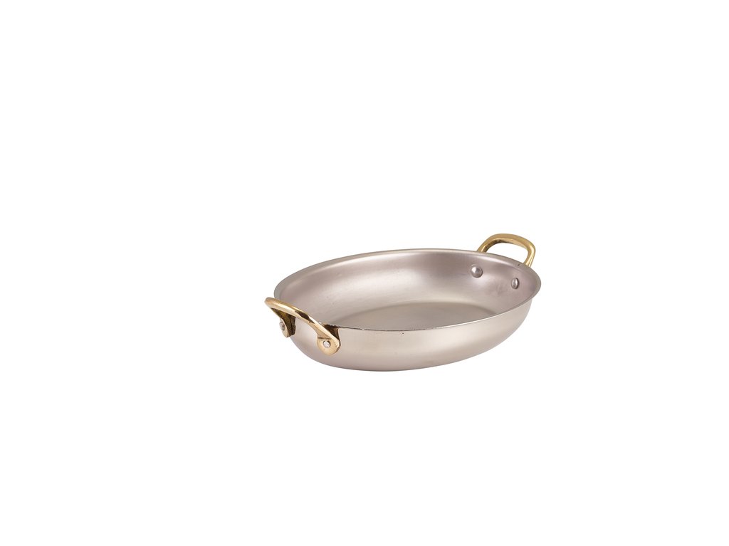 [BC-NSSD21] GenWare Stainless Steel Oval Dish 20.75 x 15.75cm (Pack of 6)