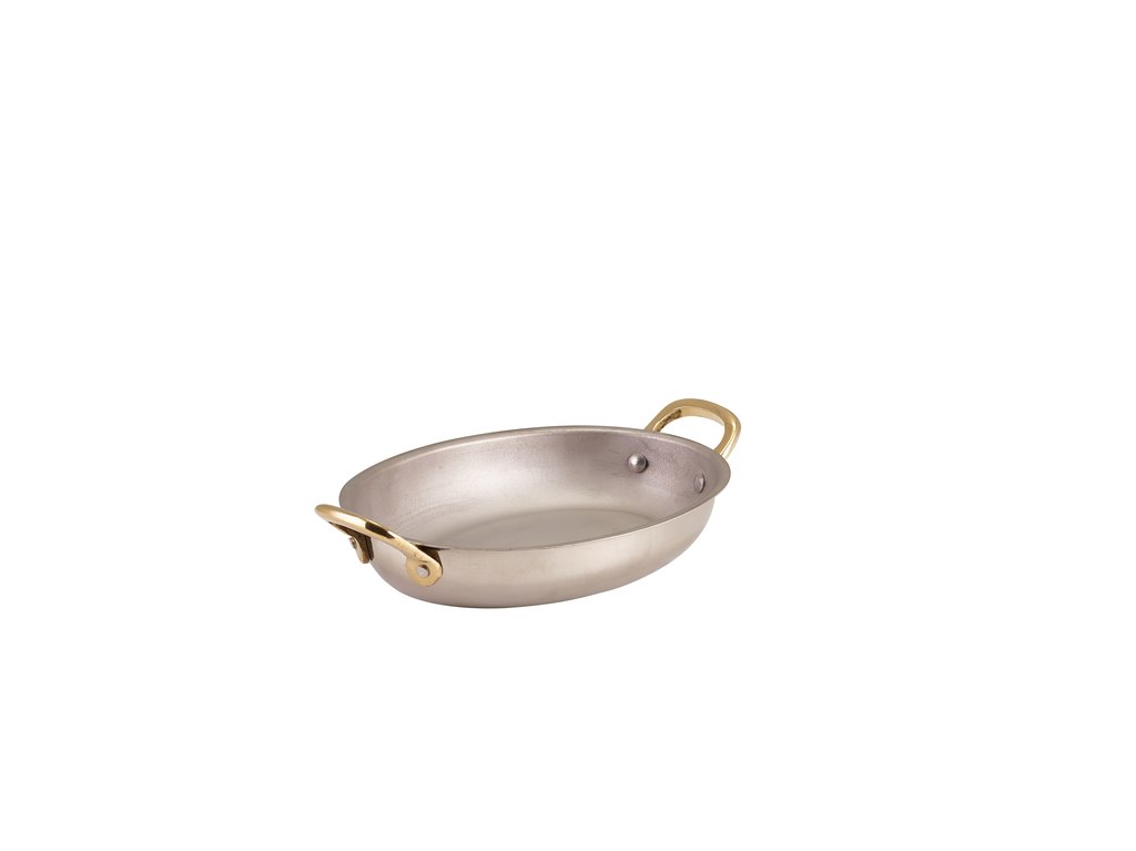 [BC-NSSD18] GenWare Stainless Steel Oval Dish 18.5 x 13.5cm (Pack of 6)