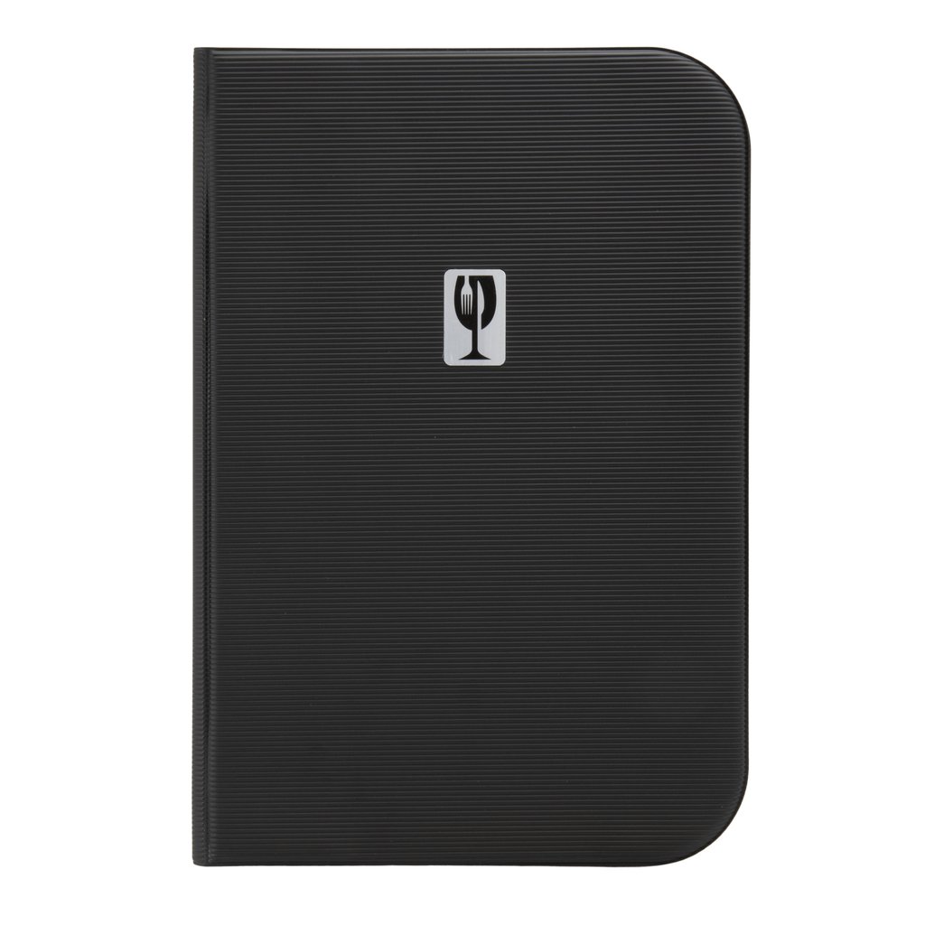 [BC-NMC-ESA4-BL] Essential A4 Menu Holder Black 12 Pages
