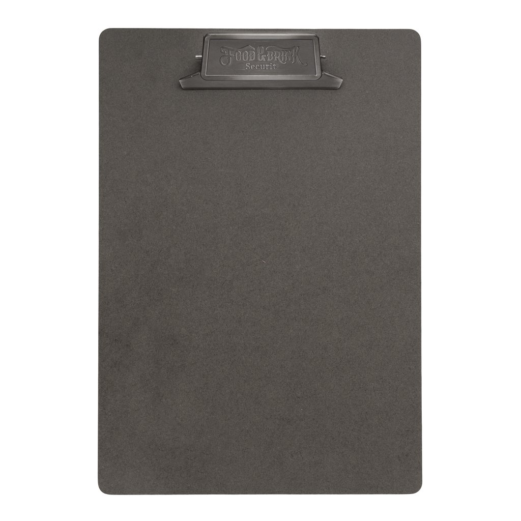 [BC-NMC-CBA4-VT] Vintage A4 Menu Clipboard With "Food & Drink" Metal Clip