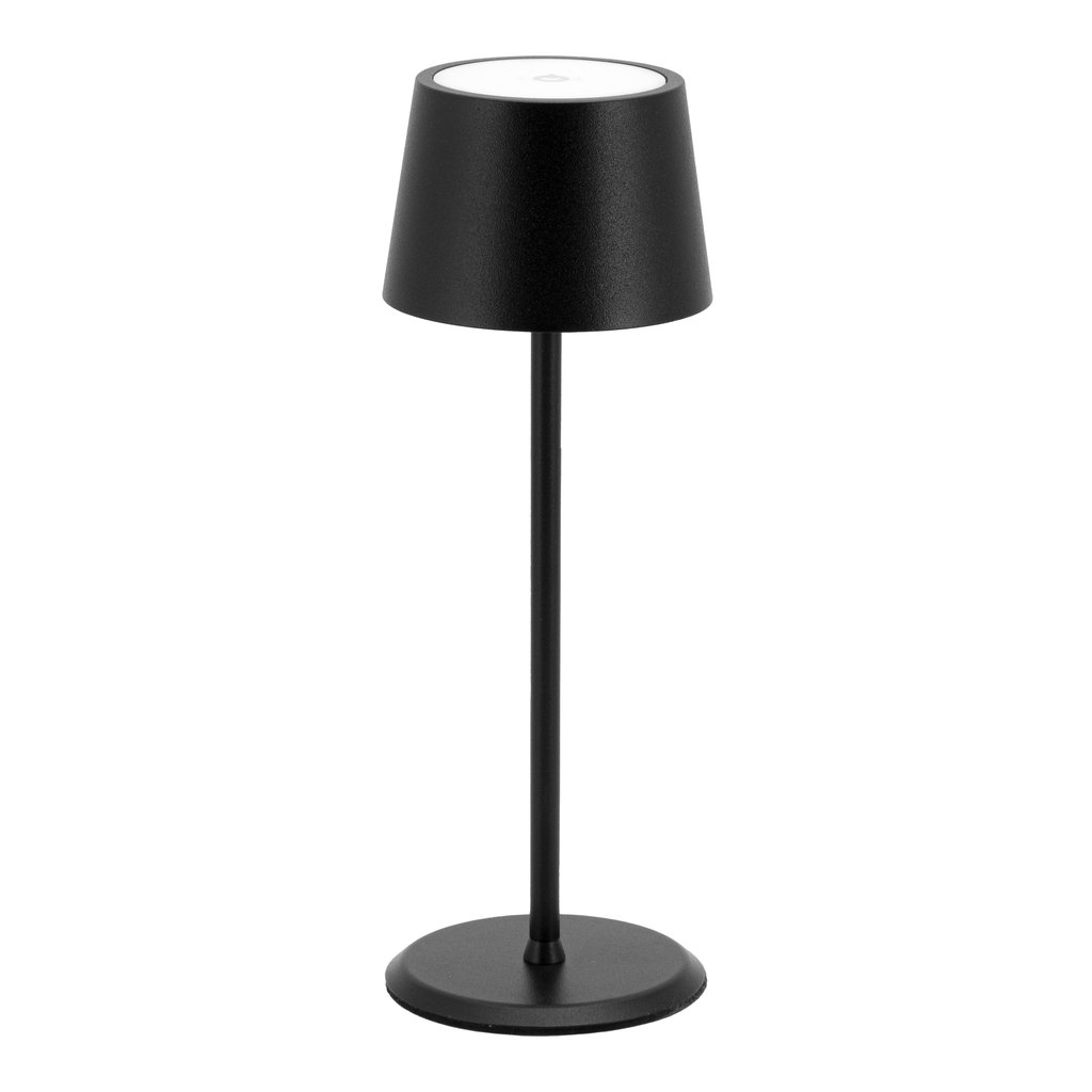 [BC-NLP-MC-BL] Monte Carlo LED Cordless Table Lamp Black 22cm