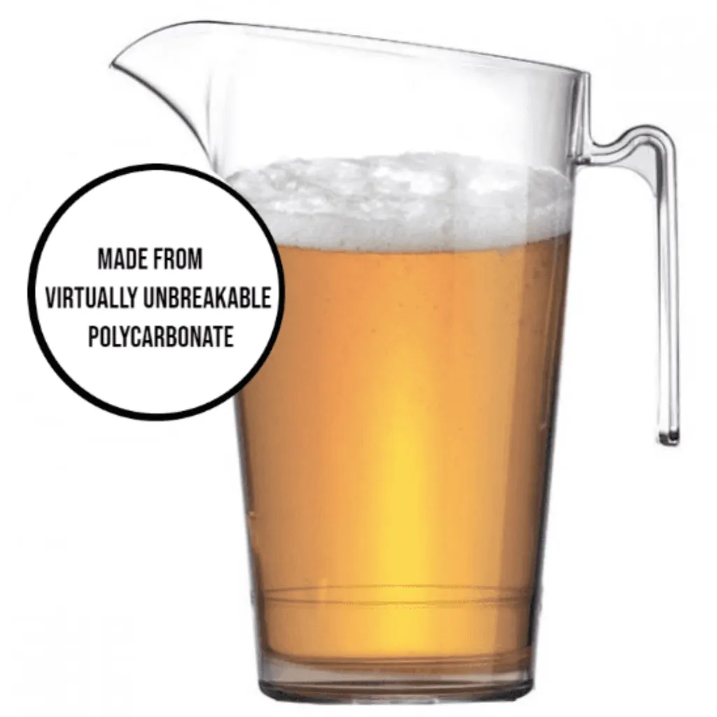 [JUGRT2300PC] Fez Unbreakable Polycarbonate Stacking 4 Pint Pitcher / Jug