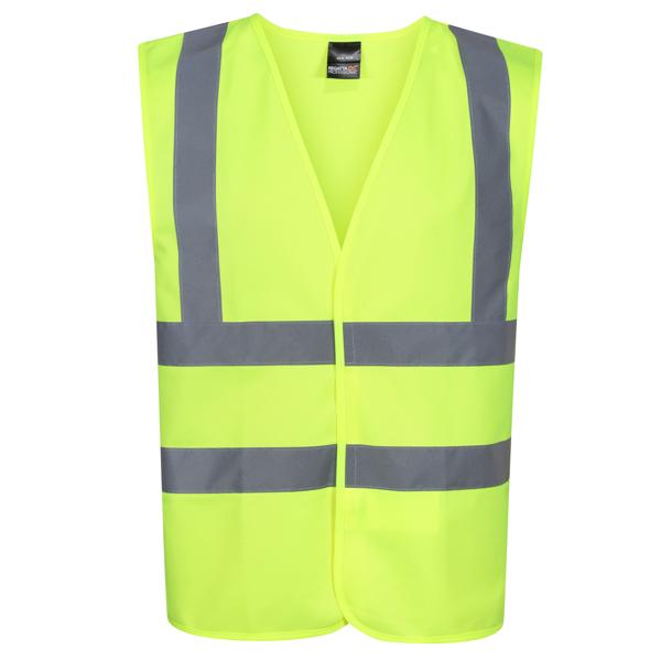 [TRS195 200 50] Regatta Professional Pro Hi Vis Vest (S, Yellow)