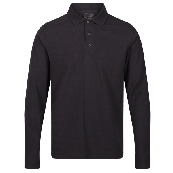 [TRS222 038 40] Regatta Professional Pro 65/35 LS Polo Top (XS, Seal Grey)