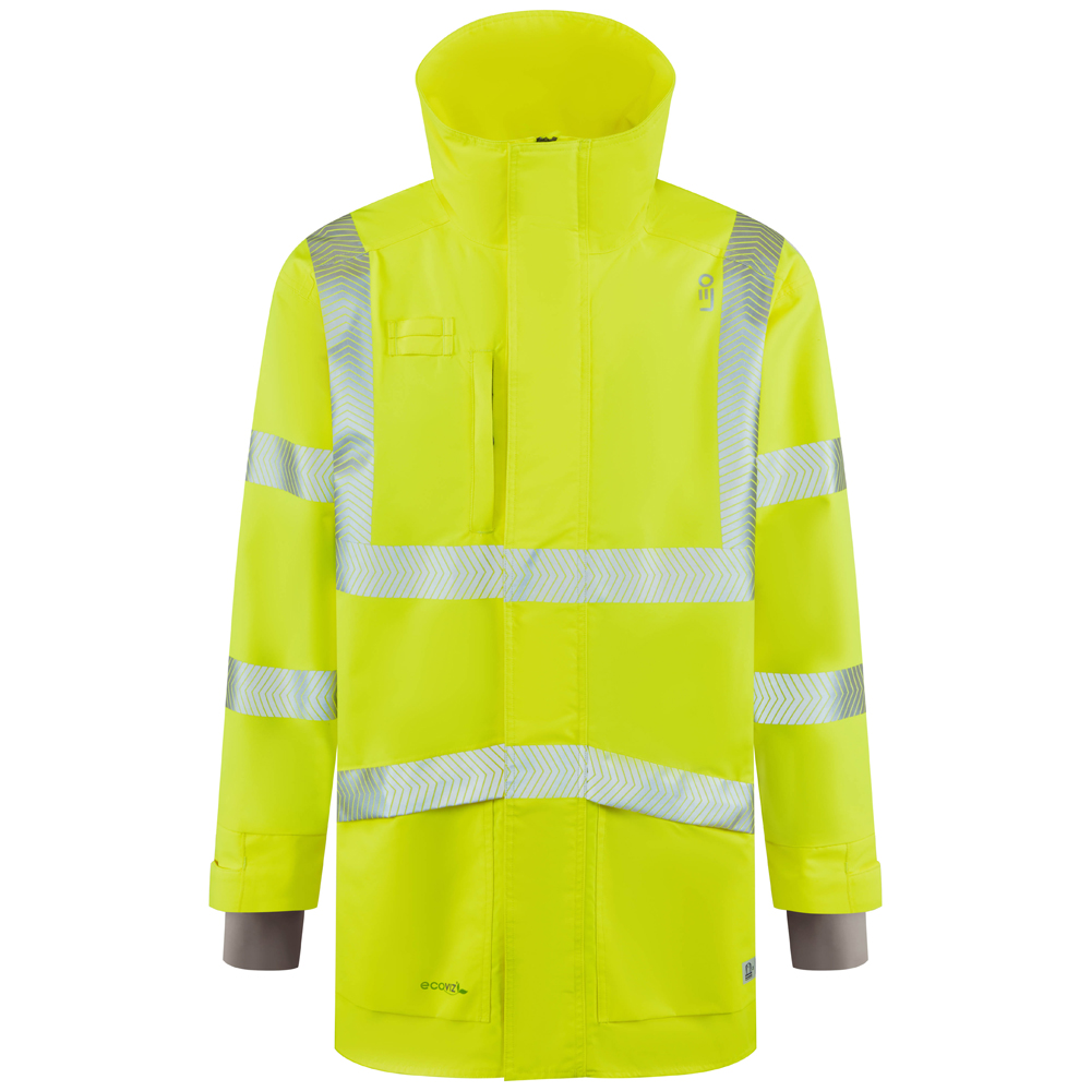[A08-Y-LEO-S] PETROC Leo EcoViz 10K Performance+ Dobby Fleece-Lined Anorak (S)