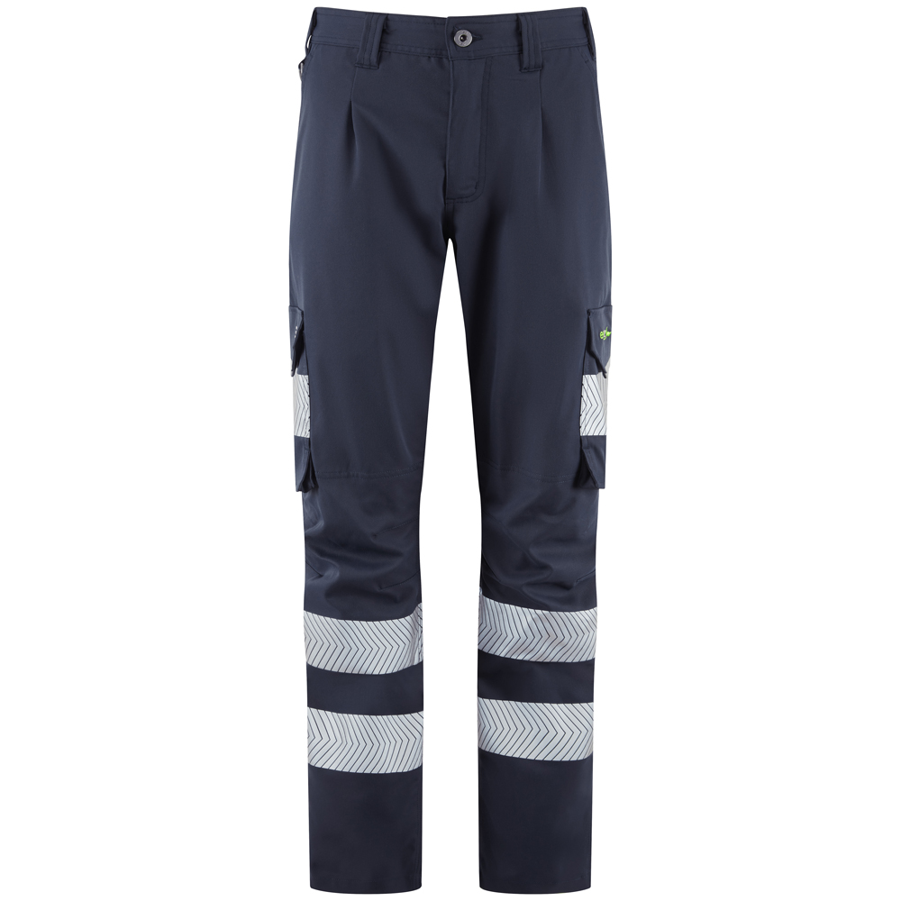 [CL05-NV-LEO-10R] WINSWELL Leo EcoViz Womens Lightweight Polyester Stretch Cargo Trouser (10R)