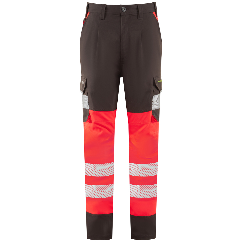 [CL05-R/GY-LEO-10R] WINSWELL Leo EcoViz Womens Lightweight Polyester Stretch Cargo Trouser (10R)