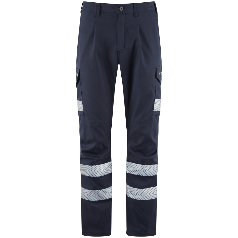 [CT05-NV-LEO-30R] WINSFORD Leo EcoViz Lightweight Polyester Stretch Cargo Trouser (30R)