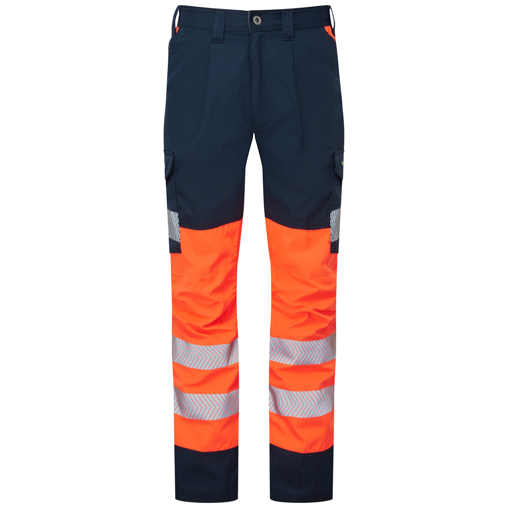 [CT05-O/NV-LEO-30R] WINSFORD Leo EcoViz Lightweight Polyester Stretch Cargo Trouser (30R)