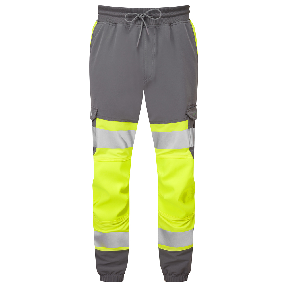 [JT01-Y/GY-LEO-XS] HAWKRIDGE Leo EcoViz High Performance 4X Stretch Trouser (XS)